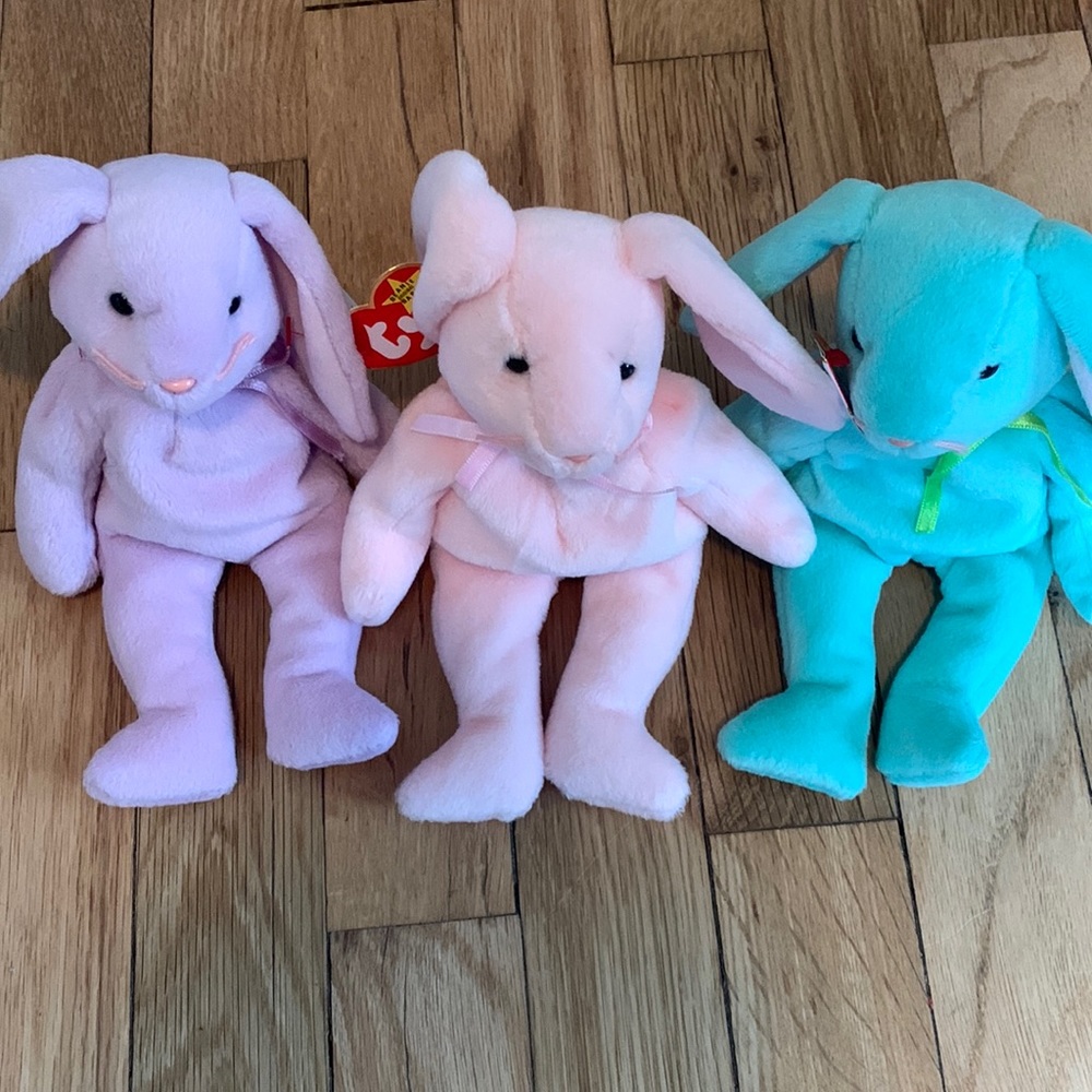 Hippity, Hoppity, Floppity Beanie Baby Bunny Collection